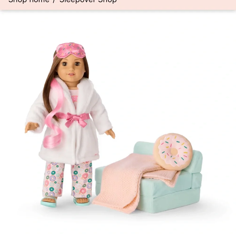 American Girl Truly Me Sweetest Slumber Party Set for 18 inch dolls